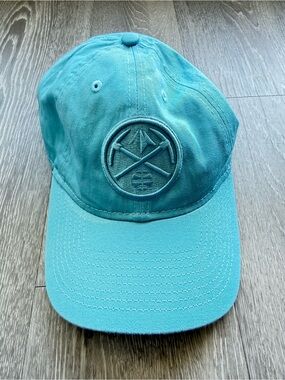 New Era - Denver Nuggets - Teal Blue Embroidered Logo Baseball Cap